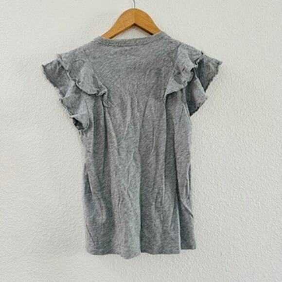 Veronica Beard Gray Ruffle Detail Shirt Size XS - Picture 3 of 4